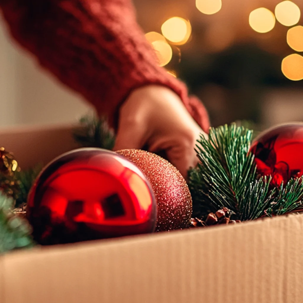 stockage deco noel